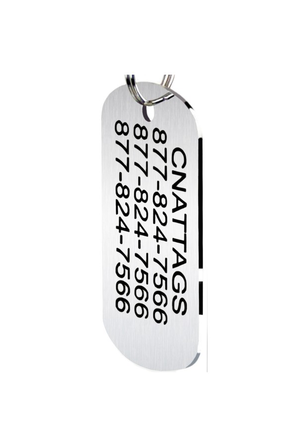 Dog Tag ~ Stainless ID Engraved