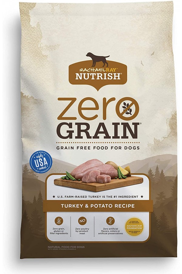 Rachael Ray Nutrish Zero Grain Dry Dog Food, Poultry Flavors, Grain Free
