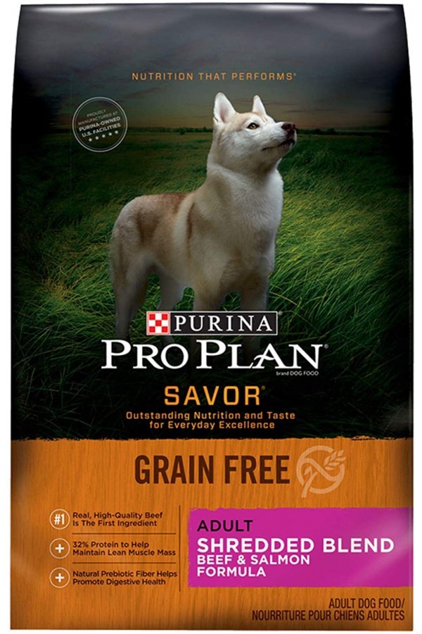 Purina Pro Plan SAVOR Grain-Free Shredded Blend Adult Dry Dog Food