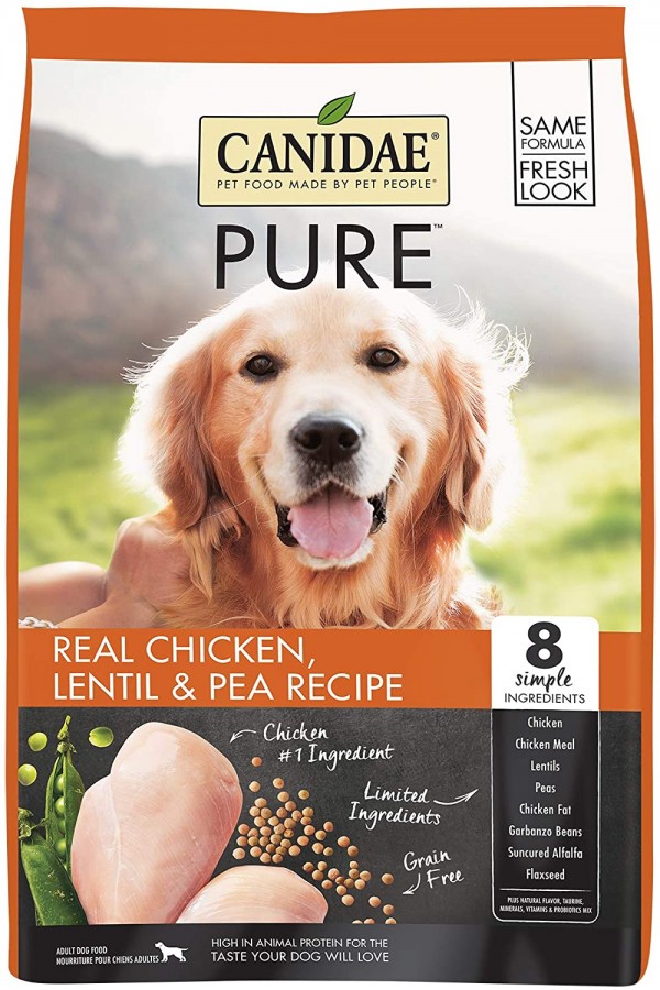 CANIDAE PURE Real Chicken, Limited Ingredient, Grain Free Premium Dry Dog Food