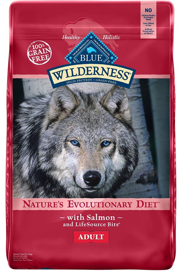 Blue Buffalo Wilderness Salmon Adult Dry Dog Food (24 pounds)