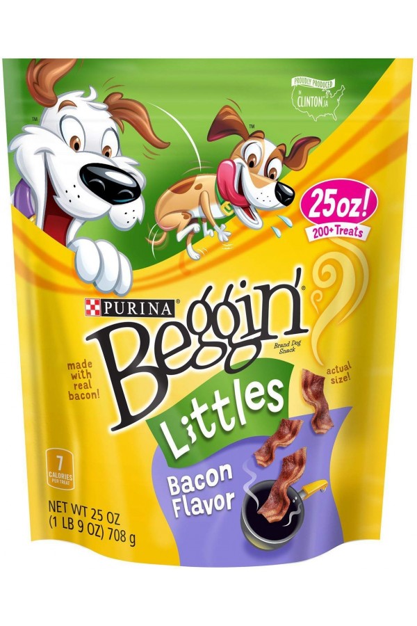 Purina Beggin' Littles Adult Dog Treats (Bacon Flavor)
