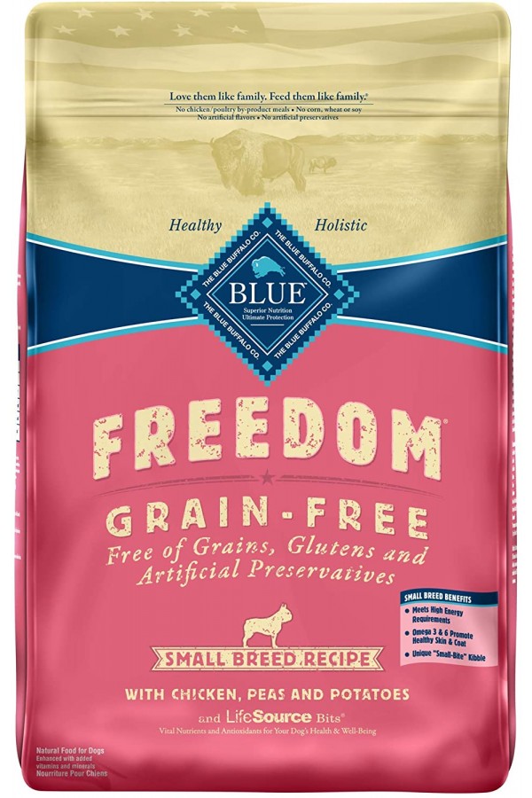 Blue Buffalo Freedom Grain Free Natural Adult Small Breed Dry Dog Food