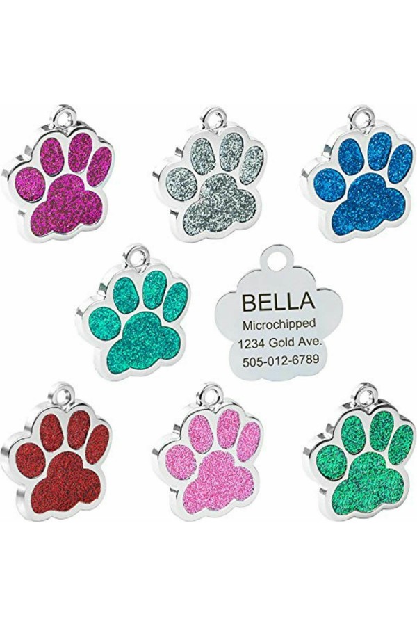 Glitter - Pet Tags Paws