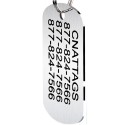 Stainless Steel Pet Tag (Military)