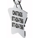 Stainless Steel Pet Tags (Star)