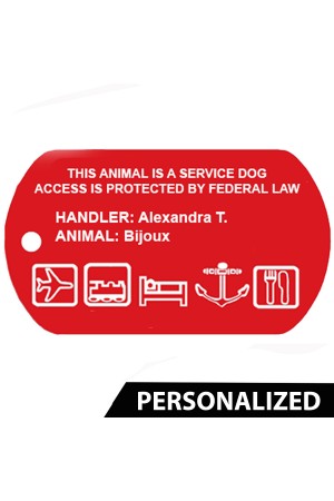 Service Dog ID Badge (Set of 2)