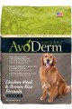AvoDerm Natural Senior Dry Dog Food, Supports Joint Health, Chicken & Brown Rice Formula