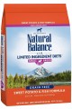 Natural Balance L.I.D. Limited Ingredient Diets Sweet Potato & Fish Small Breed Bites Dog Food (12 pounds)