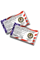 Service Dog Cards, 50 Double Sided ADA Info Cards explain your legal rights by CNATTAGS