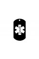 CNATTAGS - ALUMINUM GI MILITARY MEDICAL ALERT PERSONALIZED ENGRAVED PET ID TAG